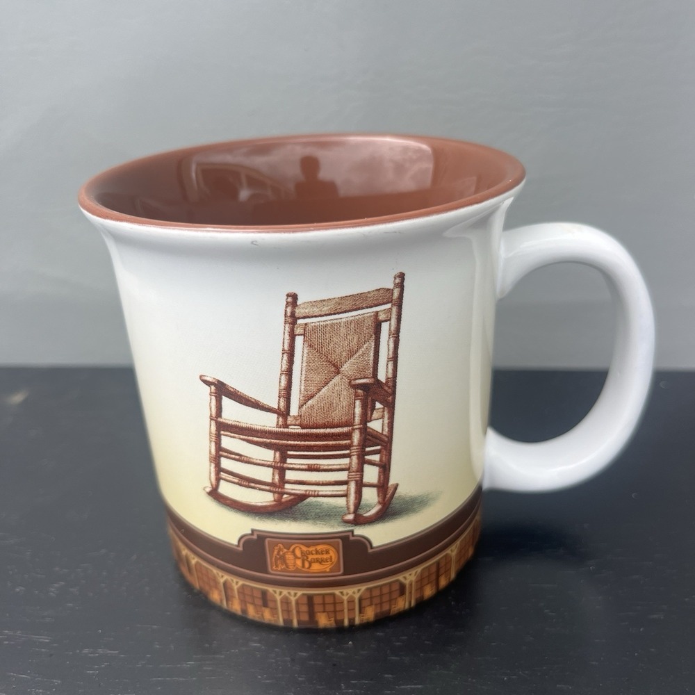 Cracker Barrel Old Country Store Coffee Mug Rocking Chair image 14oz
